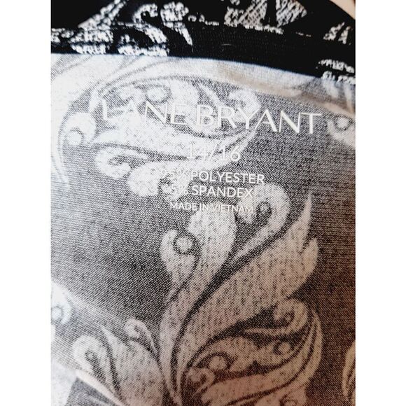 Lane Bryant 14/16 stretch Vamp Career Office Siren Witchy Splice Lawyer blouse - Picture 3 of 3